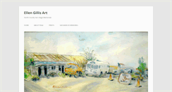 Desktop Screenshot of ellengillisart.com